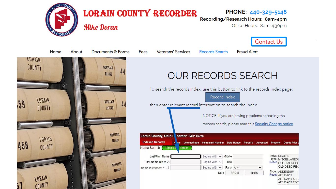 Search | Lorain County Recorder - Mike Doran